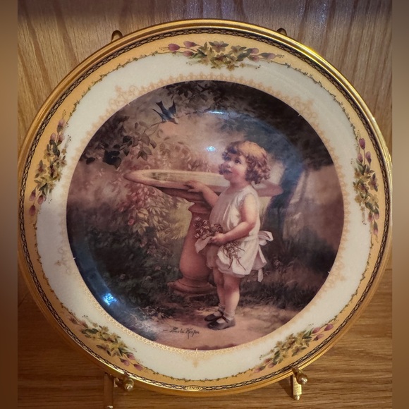 Vintage Lenox Afternoon Recital Plate the Bradford Exchange Plate No. 4546A